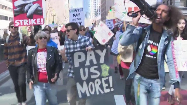 Oakland teachers march 
