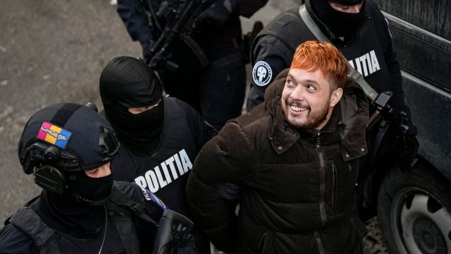 APTOPIX Romania France Arrest Amra 