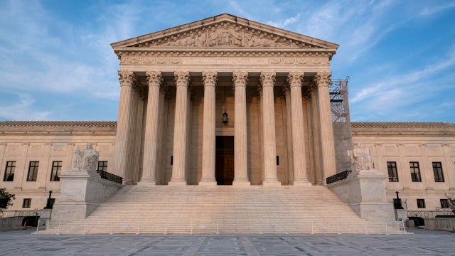 US Supreme Court At Sunset In Washington DC 