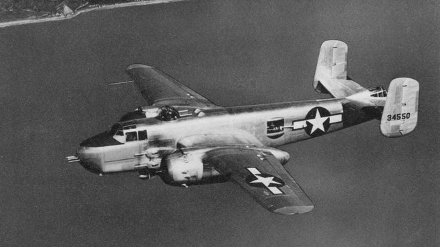 A B-25 Mitchell Bomber 