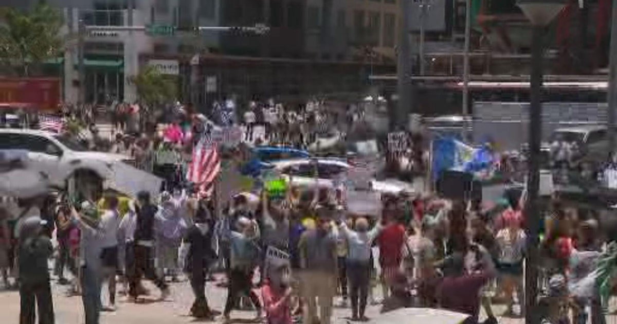 "No Kings" protesters rally in Miami against Trump administration's policies 